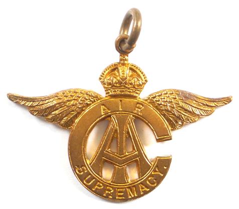 Imperial Air Convention Air Supremacy Badge circa 1916