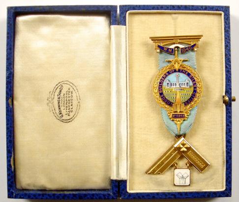 Masonic Lodge No 4948 Worshipful Master Gold Jewel