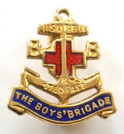 Boys Brigade standard buttonhole pin badge 1934 to c.1940 by Miller 