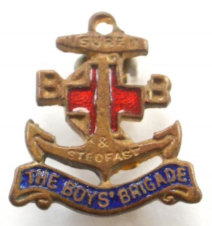 Boys Brigade standard buttonhole pin badge 1947 to c.1993 by Butler