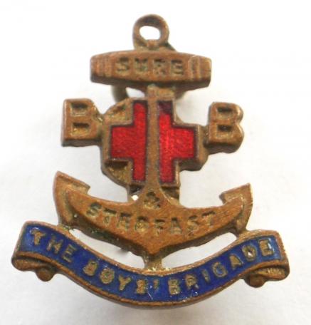 Boys Brigade standard buttonhole pin badge 1947 to c.1993