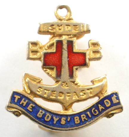 Boys Brigade standard buttonhole pin badge 1947 to c.1993