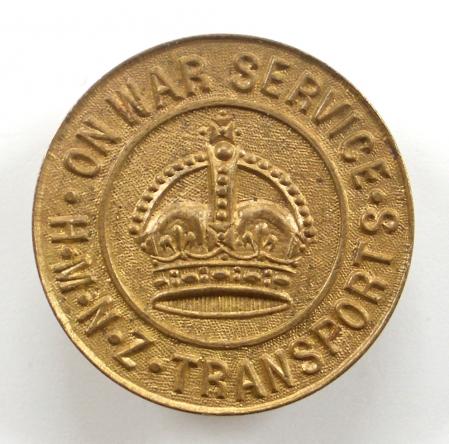 WW1 His Majesty's New Zealand Transports on war service badge