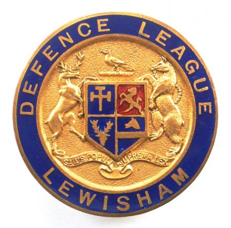 WW1 Lewisham Defence League VTC badge
