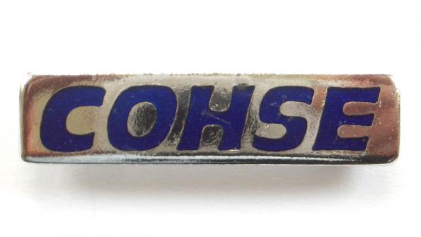 Confederation of Health Service Employees COHSE trade union badge