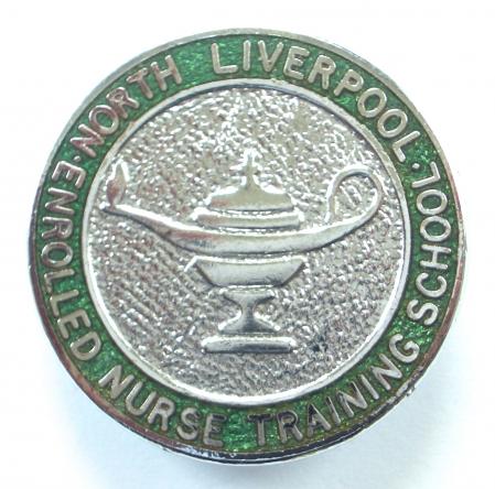 North Liverpool enrolled nurse training school badge