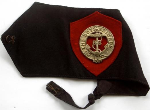 Boys Brigade 1886 to 1926 officers pre union cap badge on armband