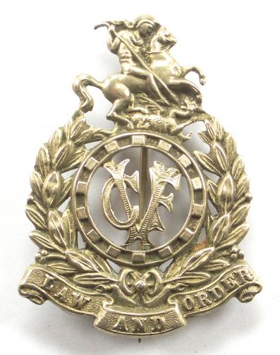 Volunteer Civil Force Winstons Bobbies VCF hat badge