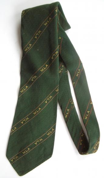 WW2 Womens Land Army official issue WLA silk tie 