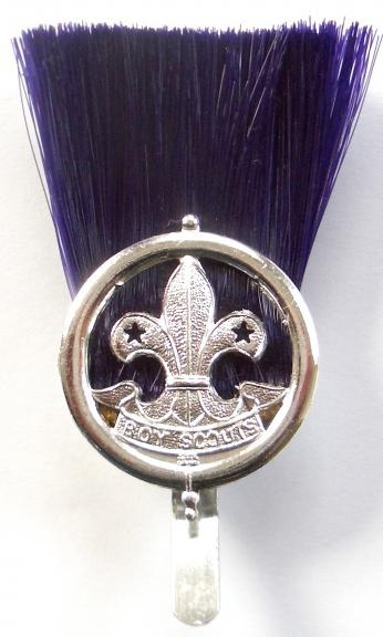 Boy Scouts commissioner officers hat badge circa 1964 to 1967 