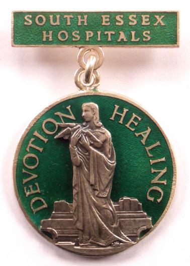 South Essex Hospitals silver nurses badge