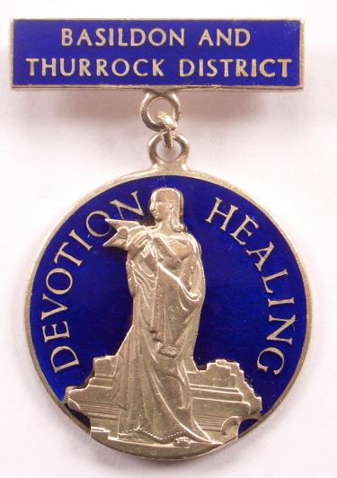 Basildon and Thurrock District hospital silver nurses badge