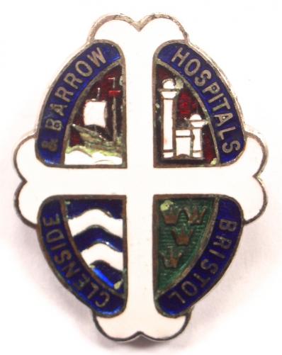 Glenside & Barrow Hospitals Bristol nursing badge