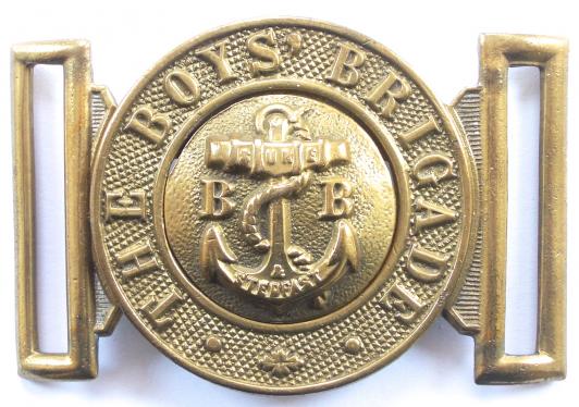 The Boys Brigade Brass uniform belt buckle pre 1926