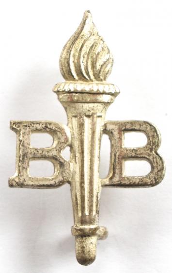 Boys Brigade education proficiency pre war frosted silver badge
