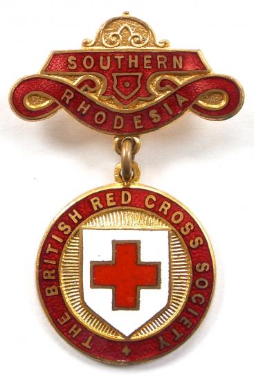 British Red Cross Society Southern Rhodesia branch badge