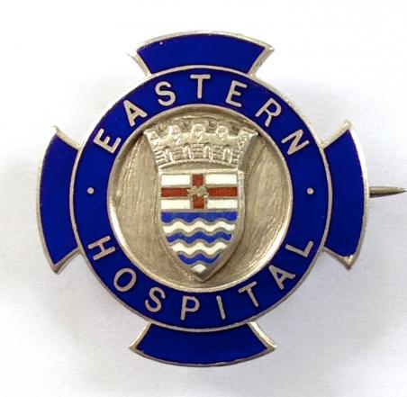 Eastern Hospital London 1931 silver nurses badge