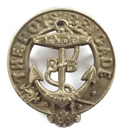 Boys Brigade officers cap badge circa 1886 to 1926