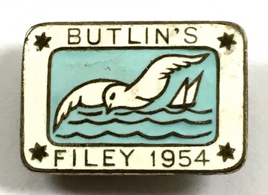 Butlins Filey 1954 holiday camp badge