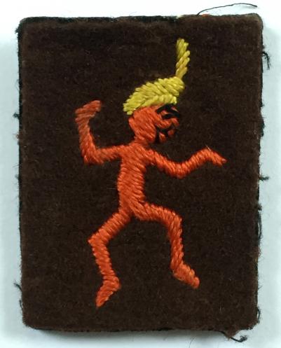 Girl Guides Brownie Scottish Kelpie six emblems felt cloth badge