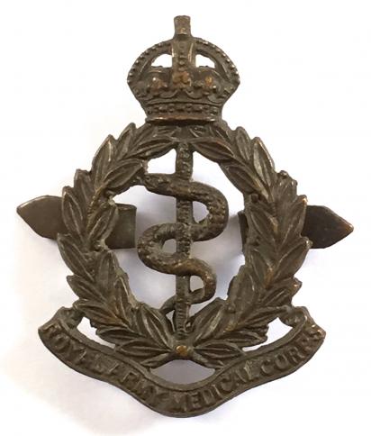 Royal Army Medical Corps Post 1902 bronze OSD cap badge