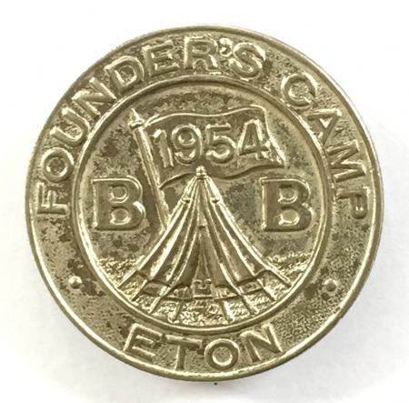 Boys Brigade 1954 Eton founders camp badge