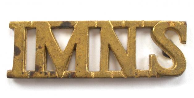 Indian Military Nursing Service IMNS shoulder title badge c1927 to 1943