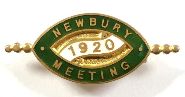 1920 Newbury horse racing club badge