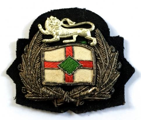 British Tanker Company silver bullion non executive officer cap badge