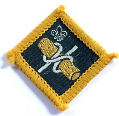 Boy Scouts Pioneer Proficiency Instructor nylon badge c1967 to 1971