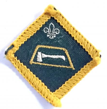 Boy Scouts Forester Proficiency Instructor nylon badge c1967 to 1971