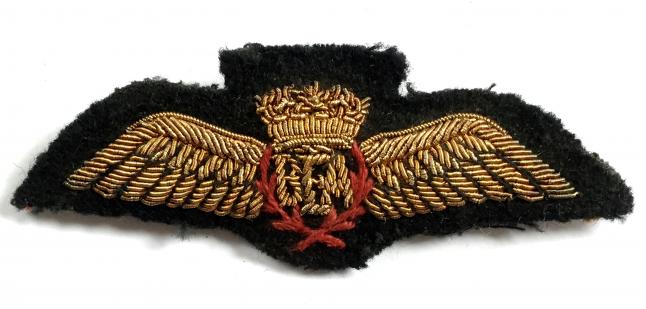 BEA Airline pilots wing gold bullion cloth uniform badge