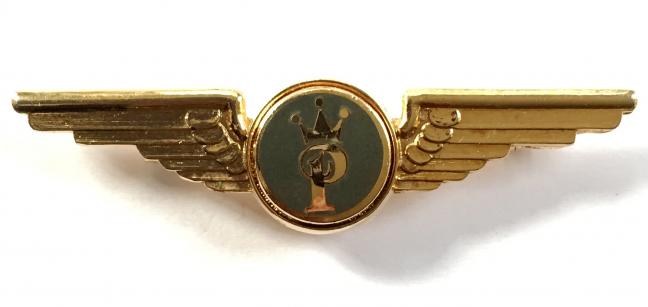 Princess Air pilots wing gilt airline badge circa 1989 -1991