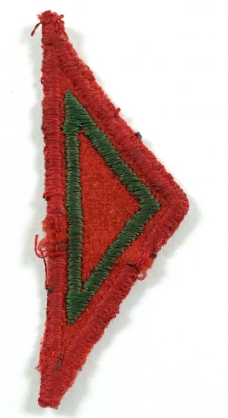 Womens Land Army half diamond service badge worn on armband