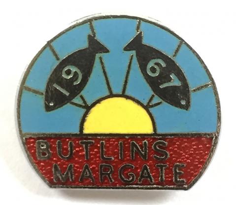 Butlins 1967 Margate Holiday Camp badge