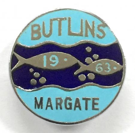 Butlins 1963 Margate Holiday Camp badge