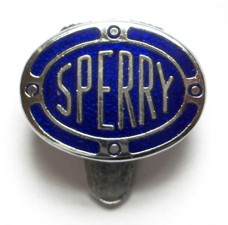 Sperry Gyroscope Company marine navigational equipment badge
