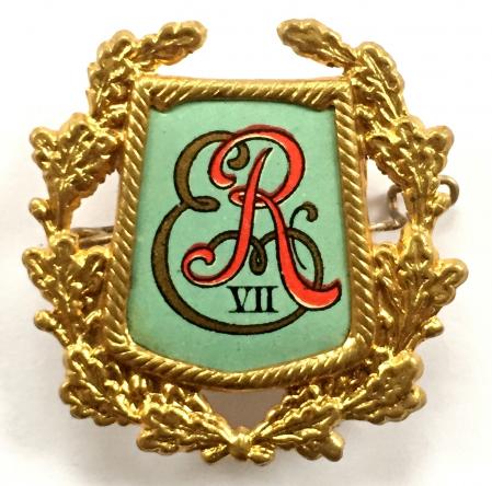 King Edward VII 1902 Coronation souvenir badge