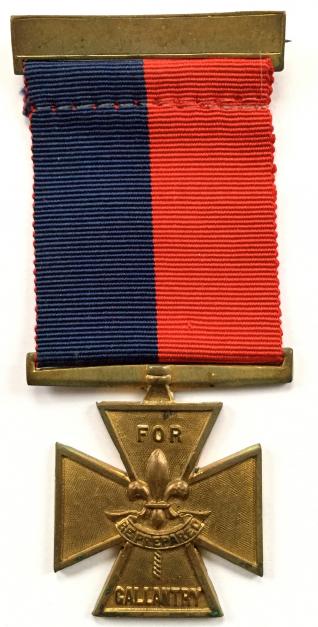 Boy Scouts Gallantry Cross Award For Heroism named medal c1933