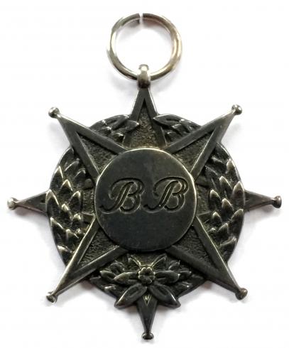 Boys Brigade Glasgow Battalion 1906 hallmarked silver medal