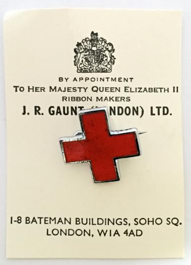 British Red Cross Society official uniform badge