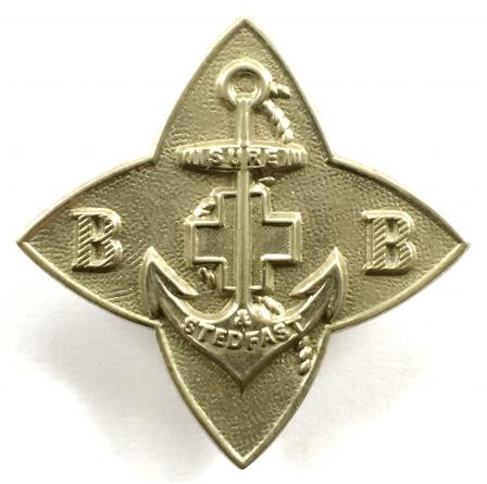Boys Brigade NCO proficiency star nickel badge 