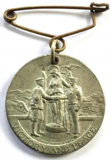 Victory and Peace Celebrations 1919 Hammersmith medal