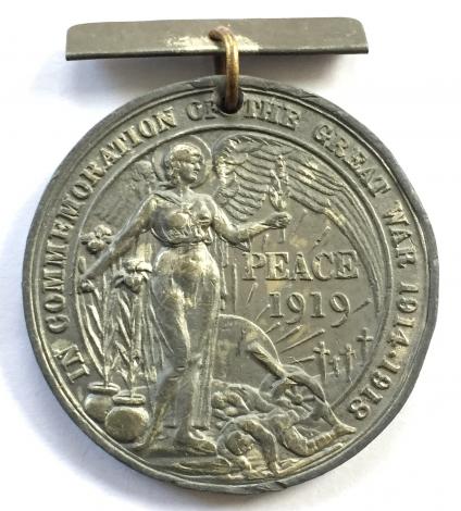 Victory and Peace Celebrations 1919 Sherwood Foresters medal