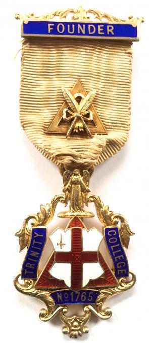 Masonic Trinity College No 1765 Lodge Jewel