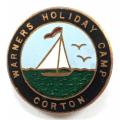 Warners Holiday Camp Corton Suffolk sailing yacht badge