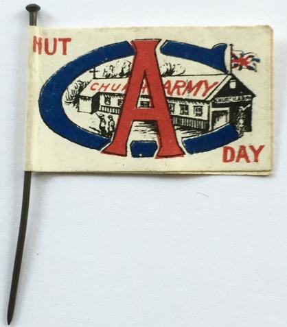 WW1 Church Army Hut Day fundraising flag day badge