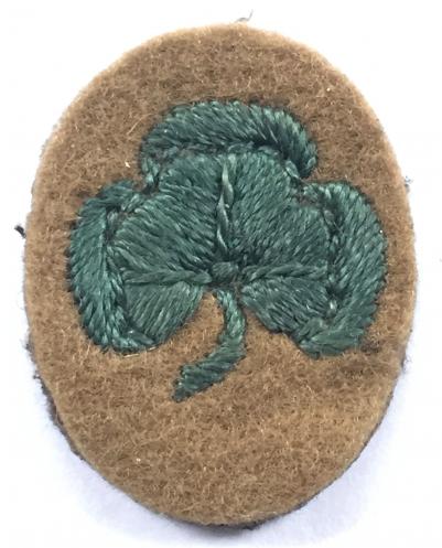 Girl Guides 2nd class khaki felt cloth uniform badge c1910