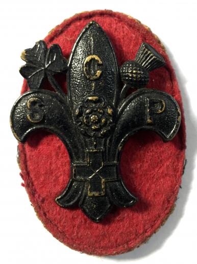 Church Scout Patrol Master 1st class CSP hat badge 1914 to c1936