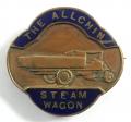 William Allchin Limited steam motor wagon promotional badge